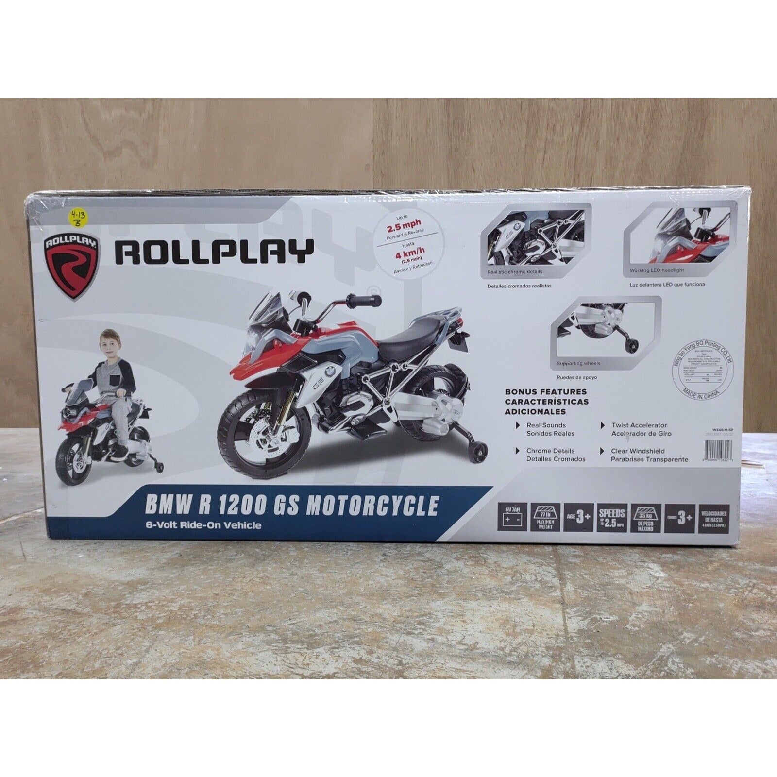 Rollplay bmw 6v clearance motorcycle