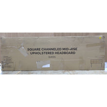 Load image into Gallery viewer, Lucid Mid-Rise Square Channel Upholstered Headboard - Open Box
