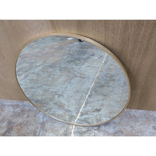 Load image into Gallery viewer, Brushed Gold Round Mirror- 32”x32”- Open Box
