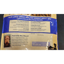 Load image into Gallery viewer, BLUE BUFFALO Life Protection Formula Healthy Weight Large Breed, 30lb
