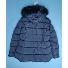 Load image into Gallery viewer, Tommy Hilfiger Womens hooded Navy Blue Winter Coat- Size L- NWT
