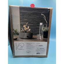 Load image into Gallery viewer, 10&quot; Round Pipestone Patio Tabletop Fireplace - Gray - Project 62- Open Box
