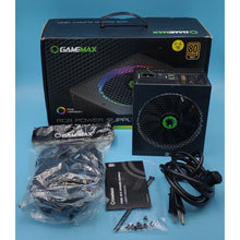 Load image into Gallery viewer, GAMEMAX 1050W RGB Power Supply Unit- Preowned
