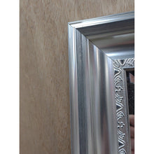 Load image into Gallery viewer, Amanti Art Beveled Bathroom Mirror- Parlor Silver- 20x20- Open Box
