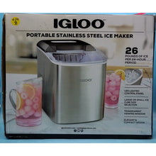 Load image into Gallery viewer, IGLOOortable Stainless Steel Ice Maker- Open Box
