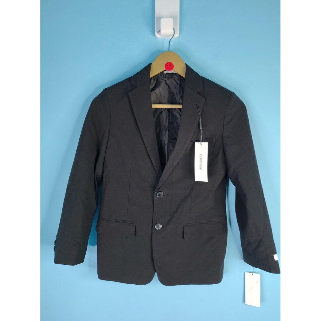 Calvin Klein Boys' Formal Suit Jacket Only - Black- Size 10- NWT