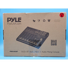 Load image into Gallery viewer, 8-Channel Bluetooth Studio Mixer -Pyle PMXU83BT- Open Box
