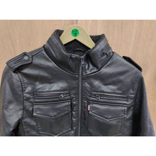 Load image into Gallery viewer, Levi&#39;s Men&#39;s Faux Leather Sherpa Aviator Bomber Jacket- XS
