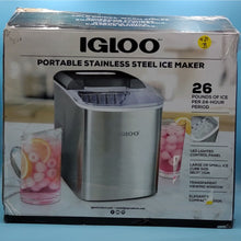 Load image into Gallery viewer, Igloo Portable Stainless Steel Ice Maker- Preowned
