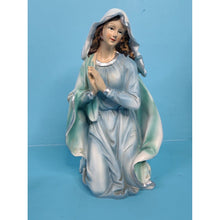 Load image into Gallery viewer, Glitzhome 12pcs Oversized Deluxe Blue Resin Nativity Scene- Preowned
