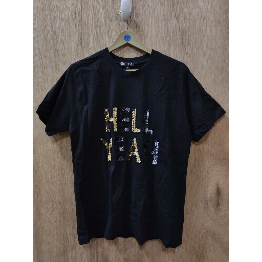 Seta Apparel Women's “Hell Yeah” T-Shirt/ Size XL/ NWT
