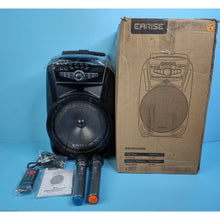 Load image into Gallery viewer, EARISE M15 Karaoke Machine PA Speaker with 2 Wireless Microphones- Open Box
