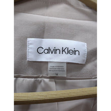 Load image into Gallery viewer, Calvin Klein Women&#39;s Two Button Lux Blazer- Khaki- Size 14- NWT
