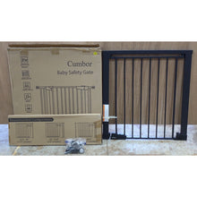 Load image into Gallery viewer, Cumbor 29.5”- 46”  Safety Baby Gate, Black, Open Box
