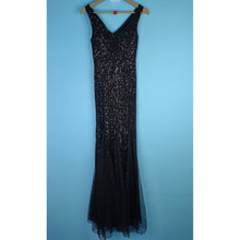 Load image into Gallery viewer, Xucthhc Women&#39;s Sequin Evening Dress- Black- Size Medium- New W/ Defects
