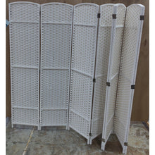 Load image into Gallery viewer, Sorbus Room Divider Privacy Screen 6’ tall- White- Open Box
