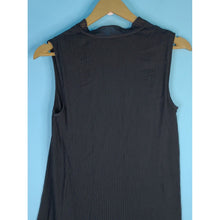 Load image into Gallery viewer, DKNY Women&#39;s Tie Neck Dress, Black Sleeveless- Size 2- NWT
